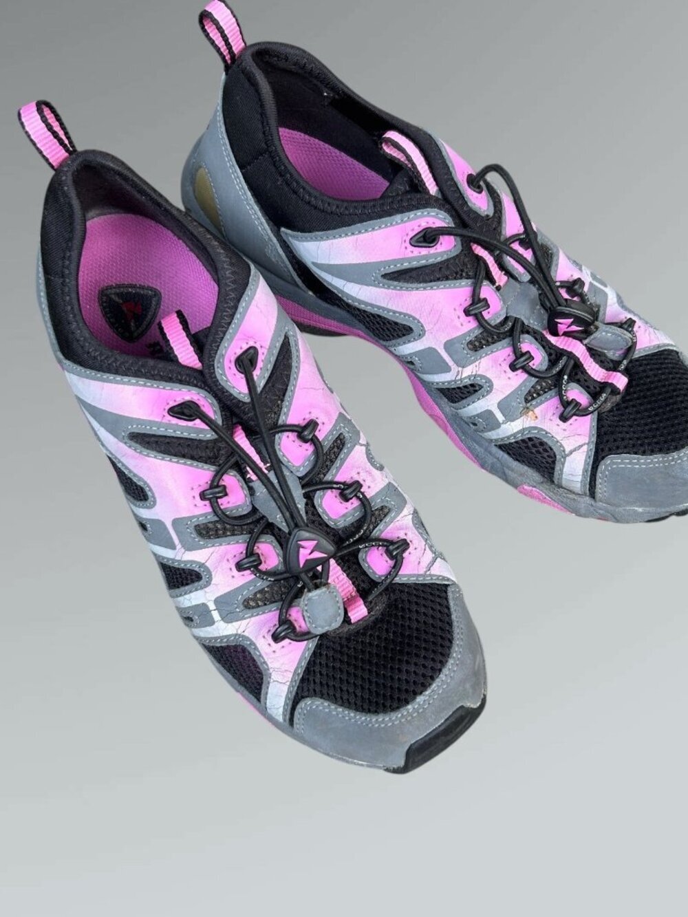Receptor by ecco Women's Casual Athletic Shoes Purple Gray Running Size 8-8.5